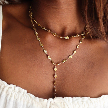 Avery Halsketten-Set Lariat